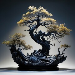 There is a tree with branches in the shape photo generative ai