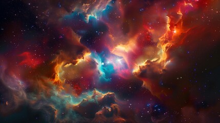 Naklejka premium Abstract Background smoky blackhole dynamic