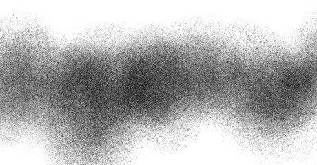 Grungy texture overlay effect background. Realistic cutout of grungy, noise, grain texture overlay effect on transparent background. Distressed, damaged, torn texture.