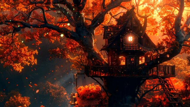 Arboreal Escape: Finding Tranquility in the Treehouse