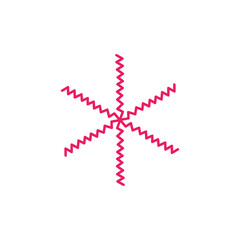 Asterisk Icon Vector 