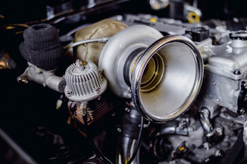 The wastegate exhausts excess exhaust from the turbo's operation.Diesel engine turbocharger.Turbo...