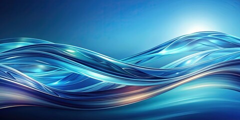 Fototapeta premium Abstract background with flowing waves, abstract, background, waves, design, texture, smooth, flow, colors, curves