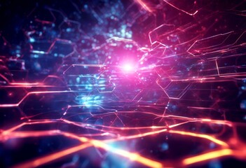 internet space world digital connection energy neon global power cyber concept colorful background future metaverse technology science earth datum design cyberspace globe