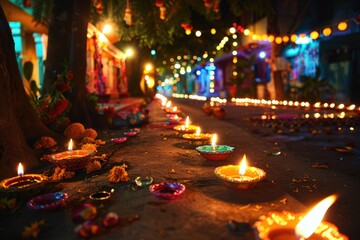 Roadside candles