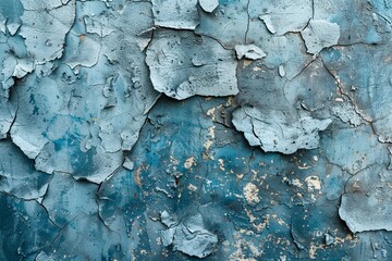 Fototapeta premium Blue textured concrete background created with Generative AI