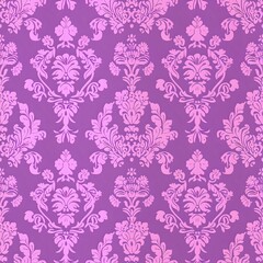Charming Floral Grid Pattern for Fabric and Wallpaper