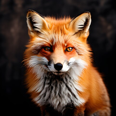 Fototapeta premium red fox vulpes