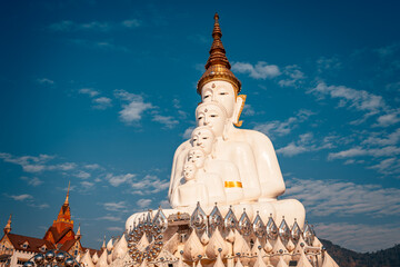 Thailand temple Wat Phra Thart Pha Sorn Kaew in the north part of Thailand with amazing big buddha...