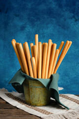 Italian grissini breadsticks