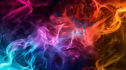 Obraz premium Abstract Background smoky blackhole dynamic