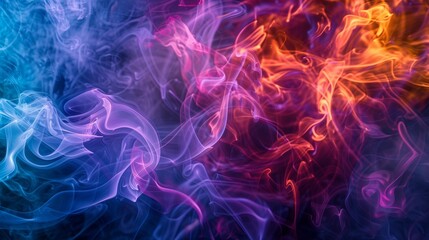 Fototapeta premium Abstract Background smoky blackhole dynamic