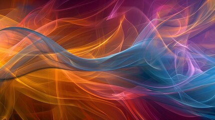 Naklejka premium Abstract Background smoky blackhole dynamic