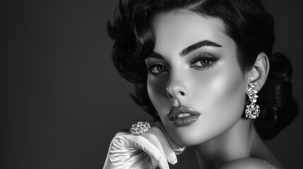 Obraz premium Woman in White Dress