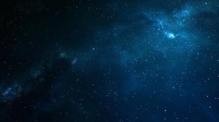 A cosmic gradient background blending deep space blue with starry night black, adding a mysterious and expansive feel to creative projects.