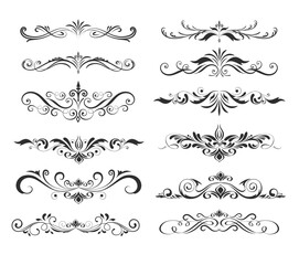 set of elements for design