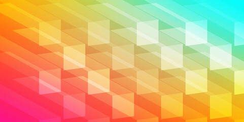 Colorful Abstract 3D Pattern Background.