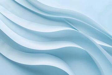 Fototapeta premium Abstract blue wave patterns creating a flowing, serene visual texture.