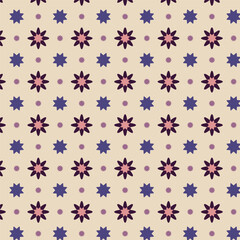 Geometric seamless pattern design. Floral pattern.