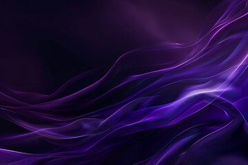 Obraz premium abstract dark blue and purple background with smooth lines, dark background.
