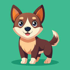 Cheerful Cartoon Canine Cartoon Dog