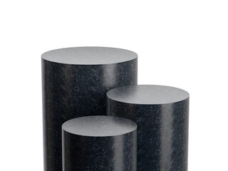 Black gold podium luxury product display on 3d stone background of minimal empty marble pedestal presentation rock stage showcase platform advertising stand or premium cosmetic scene studio.