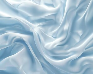 Obraz premium Smooth grainy texture effect, light blue white gradient background, copy space, highly detailed, 4K quality