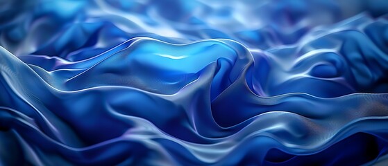 Obraz premium Vivid blue abstract background, dynamic composition, sleek and modern, ultrarealistic, 4K resolu