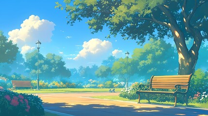 Obraz premium Vibrant City Market