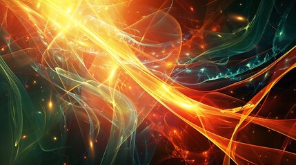 Abstract Sphere with Vibrant Hues