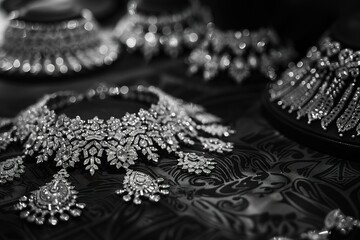 Obraz premium Stylised Diamond Jewellery stock images royalty free for your website and social media.