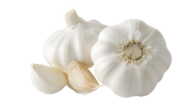 garlic on transparent png