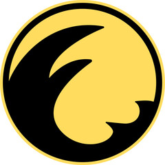 Warning sign of big wave or tsunami