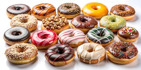 Fototapeta premium Delicious donuts