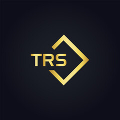 TRS logo. T R S design. White TRS letter. TRS, T R S letter logo design. T R S letter logo design in GOLD, GOLDEN LOGO, THREE, style. letter logo set in one artboard. T R S letter logo vector design.