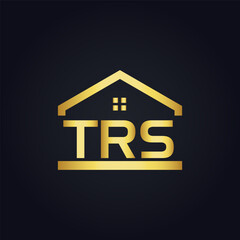 TRS logo. T R S design. White TRS letter. TRS, T R S letter logo design. T R S letter logo design in GOLD, GOLDEN LOGO, THREE, style. letter logo set in one artboard. T R S letter logo vector design.