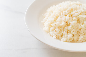 cooked rice on plate