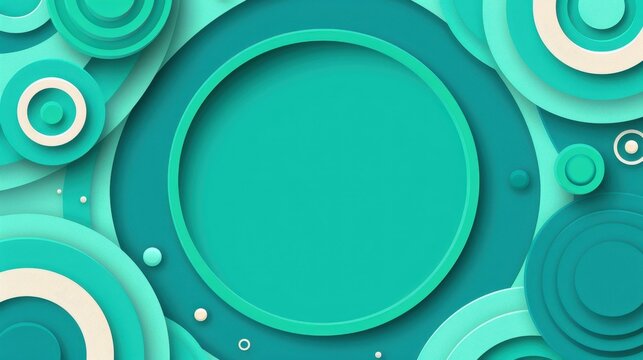 Vibrant blue abstract background with copy space in vector format for versatile design use.