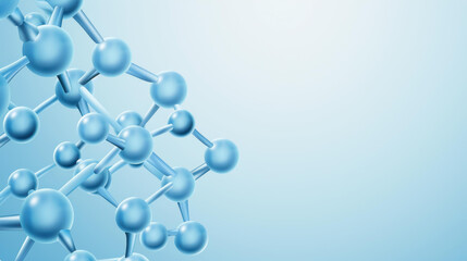 Hexagonal molecular structures in technology and science. Medical design in vector illustration.
