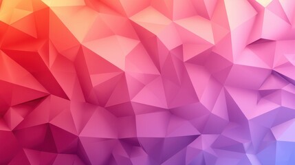 Fototapeta premium Abstract mosaic gradient background with triangle elements.