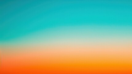 Naklejka premium Stunning sunrise with clear morning sky, creating a beautiful natural backdrop. Gradient of orange and blue hues.