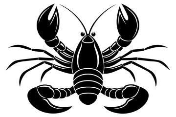 Lobster icon animal vector illustration on white background