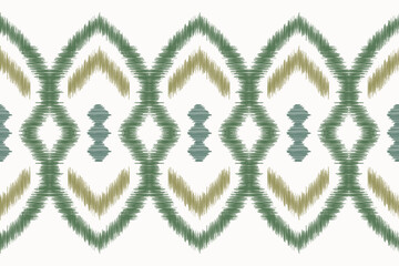Traditional Ethnic ikat motif fabric pattern geometric style.African Ikat embroidery Ethnic oriental pattern brown cream background wallpaper. Abstract,vector,illustration.Texture,frame,decoration.