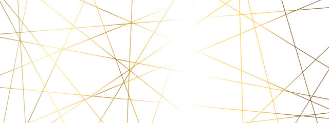 Obraz premium Luxury premium shiny golden geometric lines overlap design for cosmetic product cover background. Vector geometric luxury golden lines for banner, template, book cover, cosmetic product cover. 