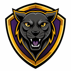 panther head logo, bulldog logo, panther icon, panther sport logo, cougar logo, 
