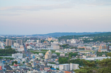 茨城　かみね公園展望台から望む景色