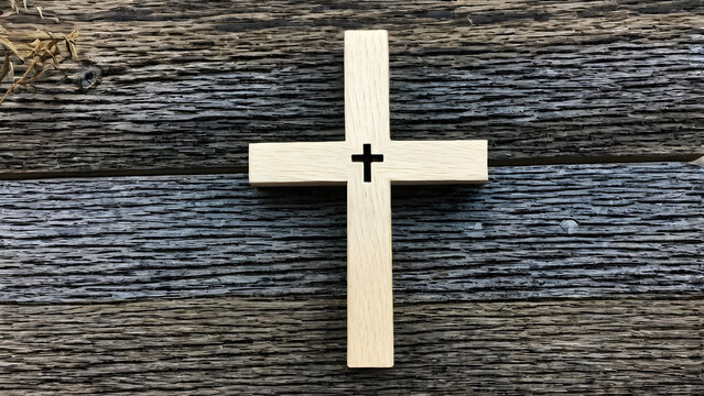 cross in front of the church, sunday church, jeus christ, holy sprit, ai generated