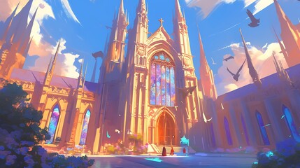 Obraz premium Bridge Over Mountains