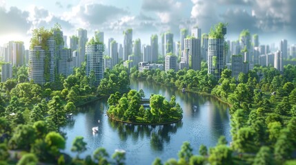 Obraz premium Business Workshop on Emissions Reduction for Sustainable Future