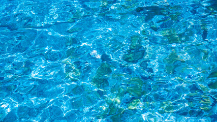 Summer Tropical beach water  with crystal clear water on beach background